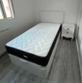 Canapé abatible madera con colchón
