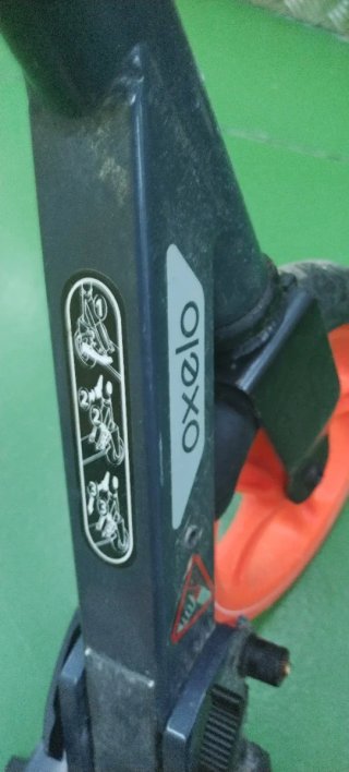 Patinete plegable 2 ruedas naranja