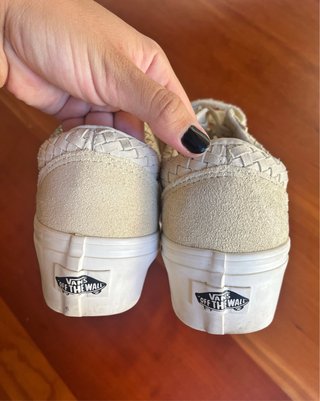 Zapatos Vans Beige Tejido