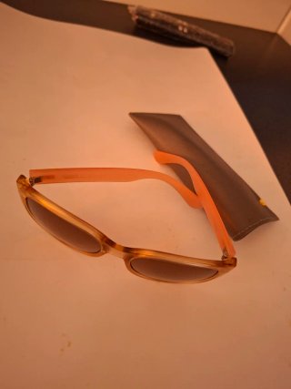 Gafas de sol Amichi mujer marrones y naranjas