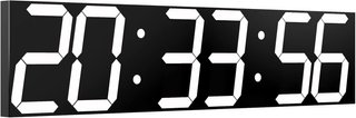 Reloj Digital LED Grande CHKOSDA Negro/Blanco