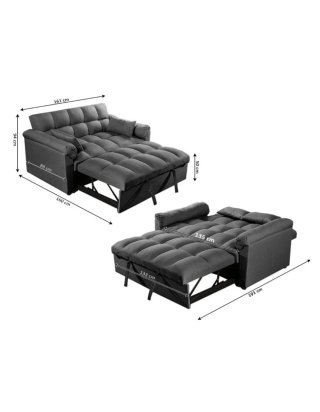 Sofá Cama Gris 135cm