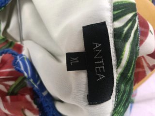 Vestido Antea Tropical Talla XL (52/54)