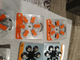 Pilas 13 para audífonos 1.45V (6uds)