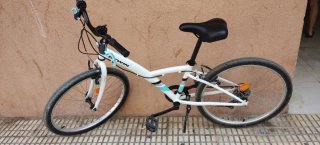 Bicicleta 24 BTWIN Blanca