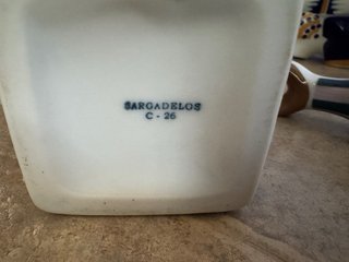 Figuras Cerámica Sargadelos Azul y Blanco