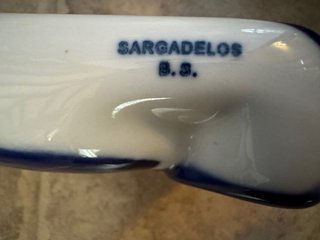 Figuras Cerámica Sargadelos Azul y Blanco