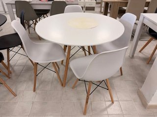 MESA REDONDA ESTILO NORDICO - NUEVA