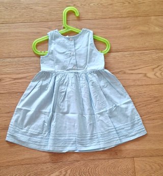 Vestito Benetton bambina turchese