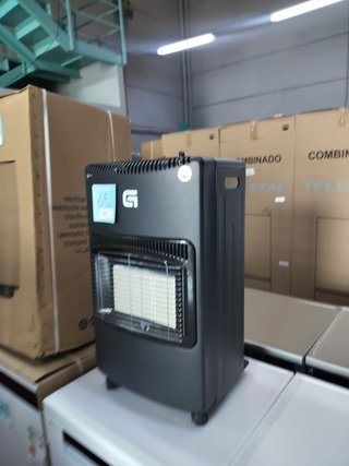 Estufa a gas negra en liquidación desde