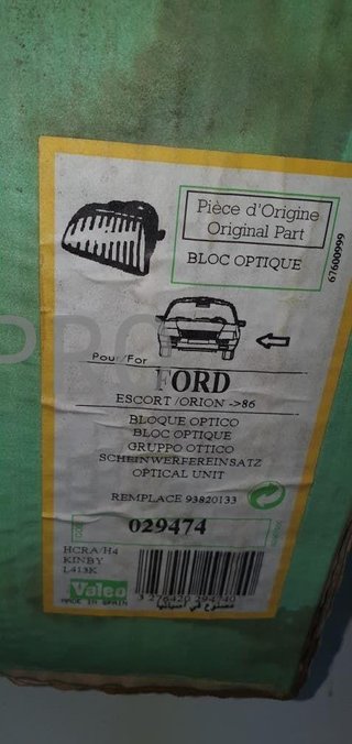 faro ford escort izquierdo valeo