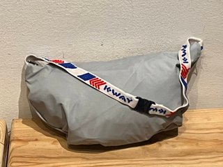 K-way impermeabile blu-grigio