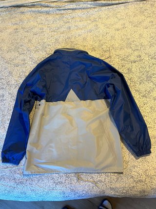 K-way impermeabile blu-grigio