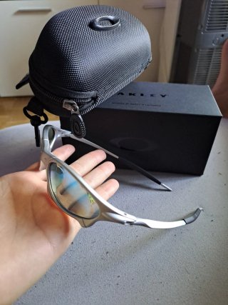 Gafas Oakley Juliet Plata/Azul nuevas