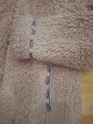 Abrigo peluche rosa BROTES talla única