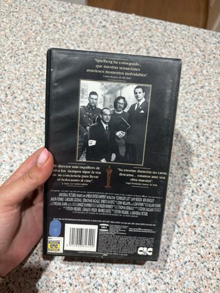 La Lista de Schindler VHS -