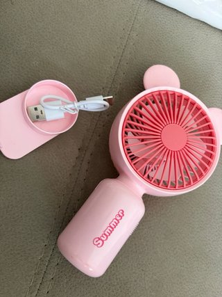 Mini ventilador KmtStyle rosa