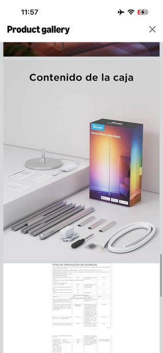 Govee RGBIC LED Floor Lamp, Smart Modern Living Ro