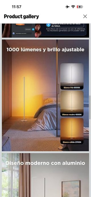 Govee RGBIC LED Floor Lamp, Smart Modern Living Ro