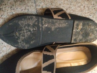 Zapatos planos mujer negros y beige