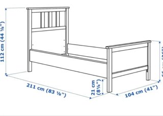 Cama Ikea Hemnes con somier