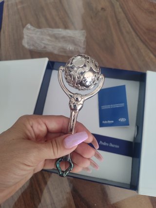 Sonajero Pedro Durán Plata Nuevo