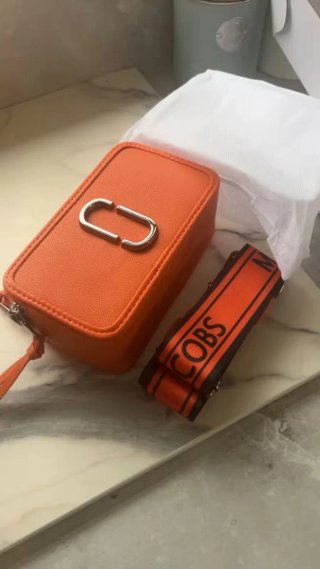 Bolso Marc Jacobs naranja cuero