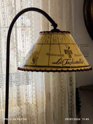 Lampada da terra in bronzo con collo di cigno vintage