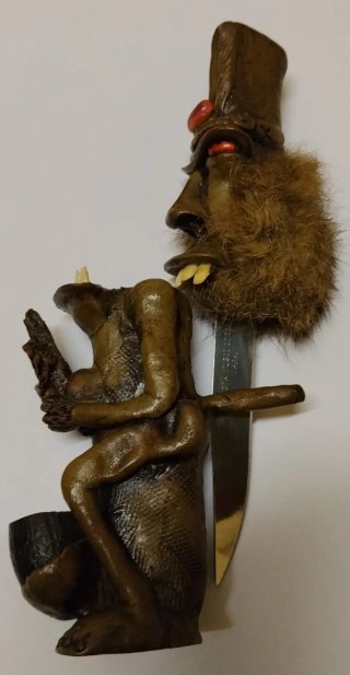 RAREZA EXCLUSIVA Figura Tribal Años 70