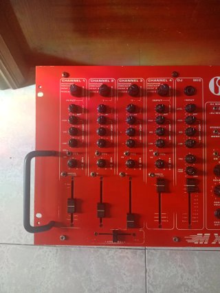 Rodec MX180 Limited Mezclador DJ Rojo