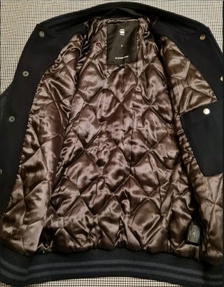 Chaqueta Bomber Lana G-Star RAW Rackam Azul