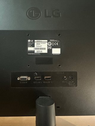 Monitor LG Negro Full HD 75 Hz (cables incluidos)