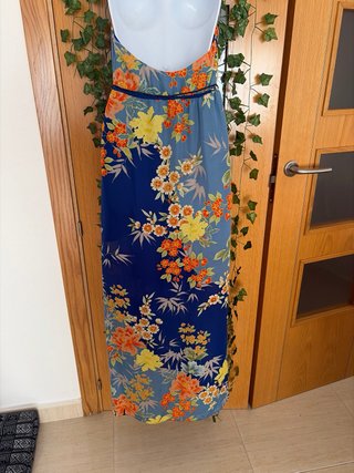 Vestido Guess Largo Estampado Verano Talla XS