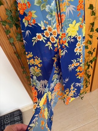 Vestido Guess Largo Estampado Verano Talla XS