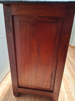 Pareja Muebles Auxiliares Madera Maciza Pórtico