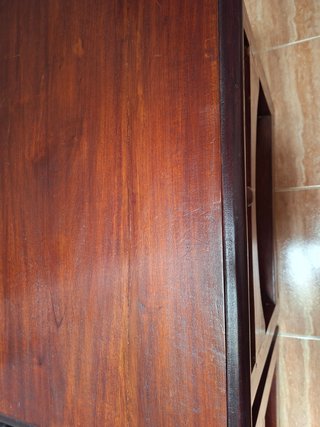 Pareja Muebles Auxiliares Madera Maciza Pórtico