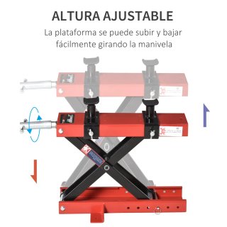 Plataforma Elevadora Moto Carga Máxima