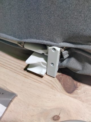 lionelo Lora XL 150x45 cm Barrera de cama Plegable