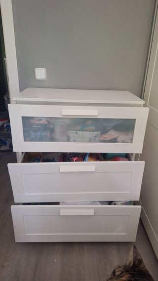 Cajonera/ cómoda BRIMNES IKEA Blanca con Cajones