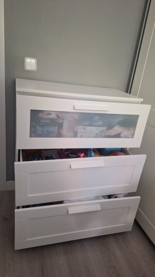 Cajonera/ cómoda BRIMNES IKEA Blanca con Cajones