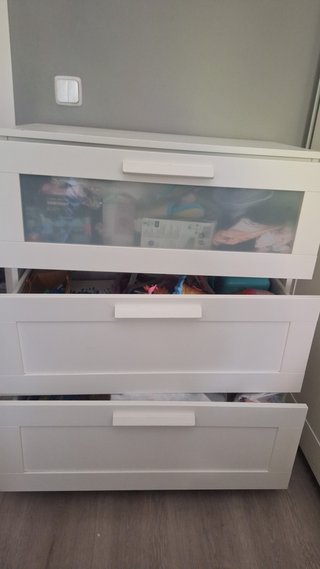 Cajonera/ cómoda BRIMNES IKEA Blanca con Cajones