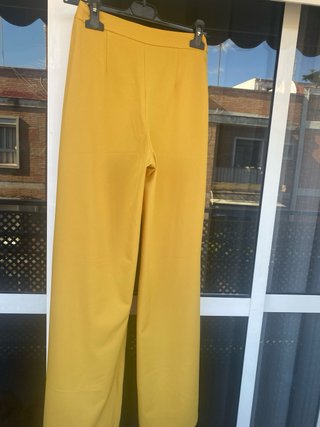 Pantalones Mostaza Mujer