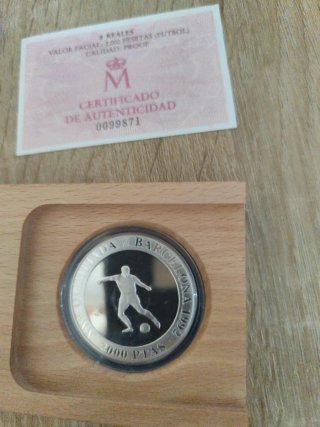 Moneda 2000 Pesetas Barcelona '92