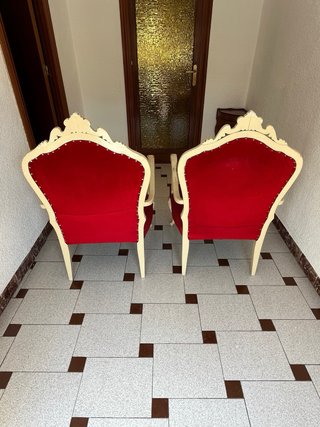 Pareja de butacas Luis XV