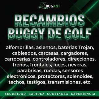 Recambios y accesorios para buggy de golf