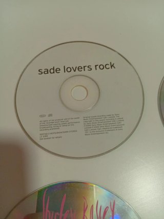 CD Sade Lovers Rock y otros