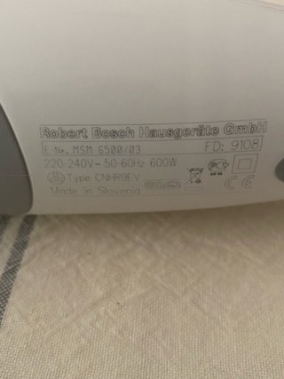 Batidora de mano BOSCH MSM6500/03