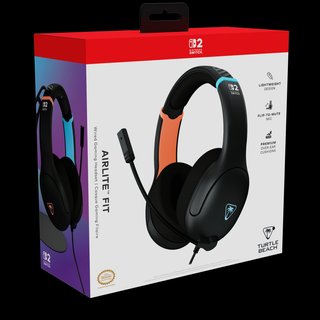Auriculares Nintendo Switch 2 Airlite Fit Charcoal Black