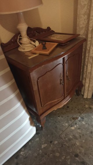 Dormitorio antiguo madera años 50