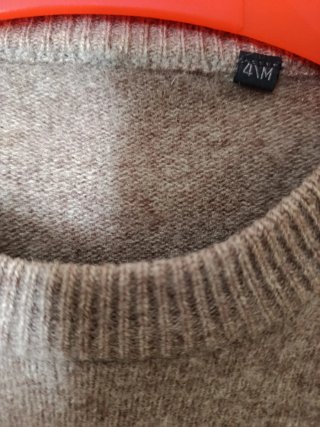 Jersey de punto beige